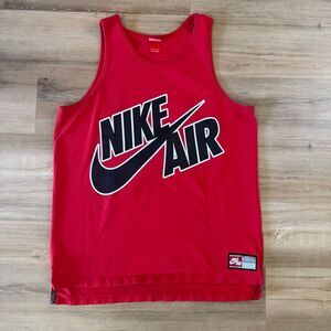 Nike Air Red Tank Top Size XL Sports Running Comfort Classic Iconic Lifestyle
